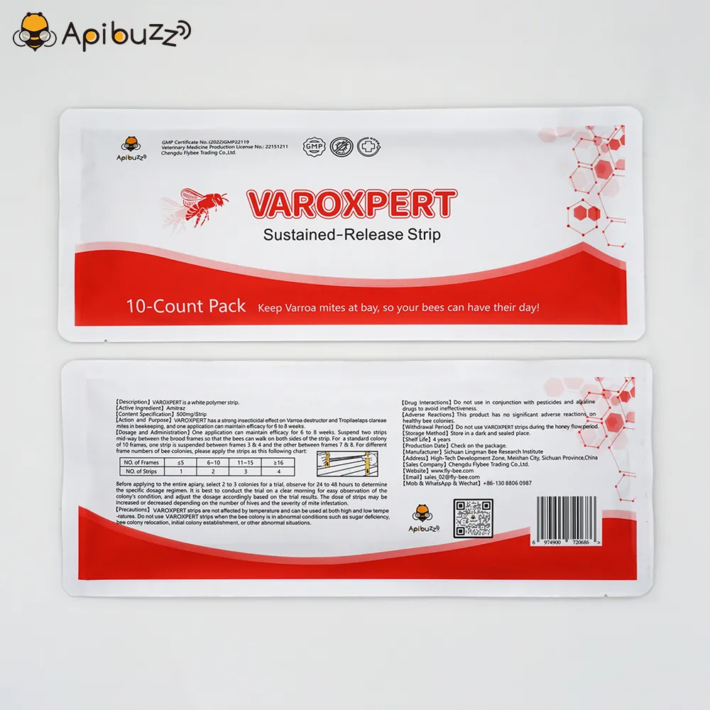 Полоски с Амитразом Варроа замедленного действия VAROXPERT