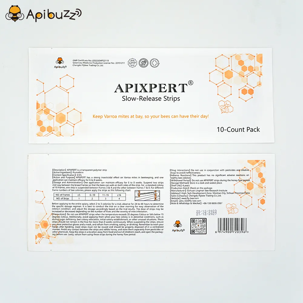 Полоски APIXPERT с флуметрином Варроа замедленного действия