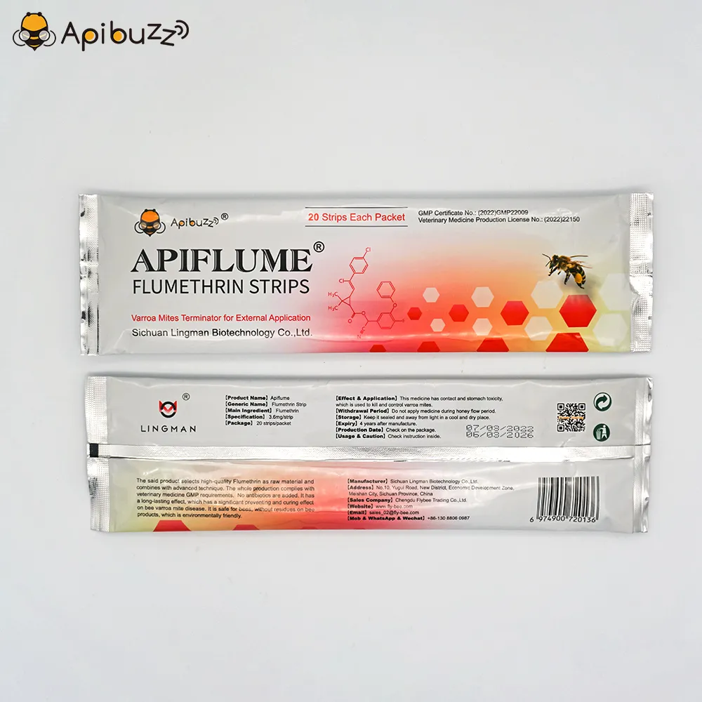 Флуметриновые полоски APIFLUME для пчел - 20 штук в упаковке