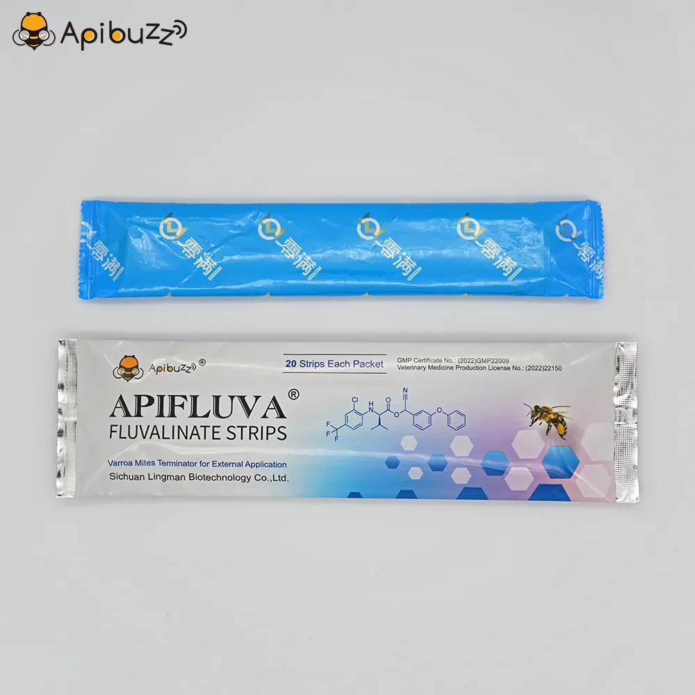 Полоски APIFLUVA от пчелиного клеща - Упаковка по 20 штук