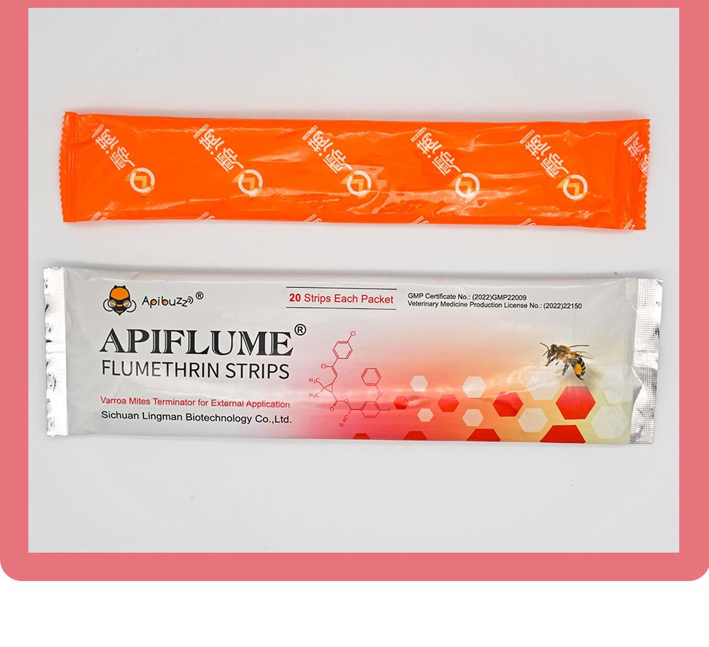Флуметриновые полоски APIFLUME для пчел - 20 упаковок Флуметриновые полоски APIFLUME для пчел - 20 штук в упаковке
