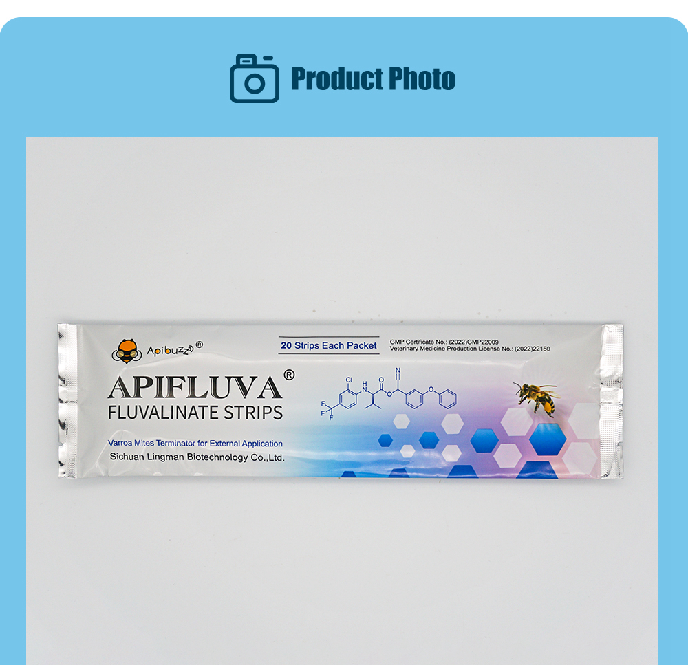 Полоски APIFLUVA от пчелиного клеща - Упаковка по 20 штук Полоски APIFLUVA от пчелиного клеща - упаковка по 20 штук
