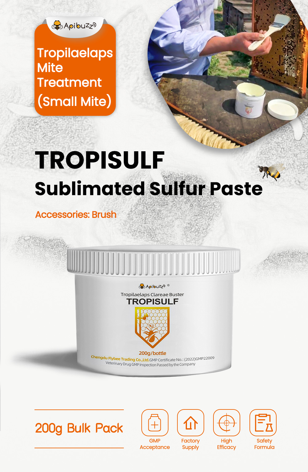 Сублимированная серная паста TROPISULF