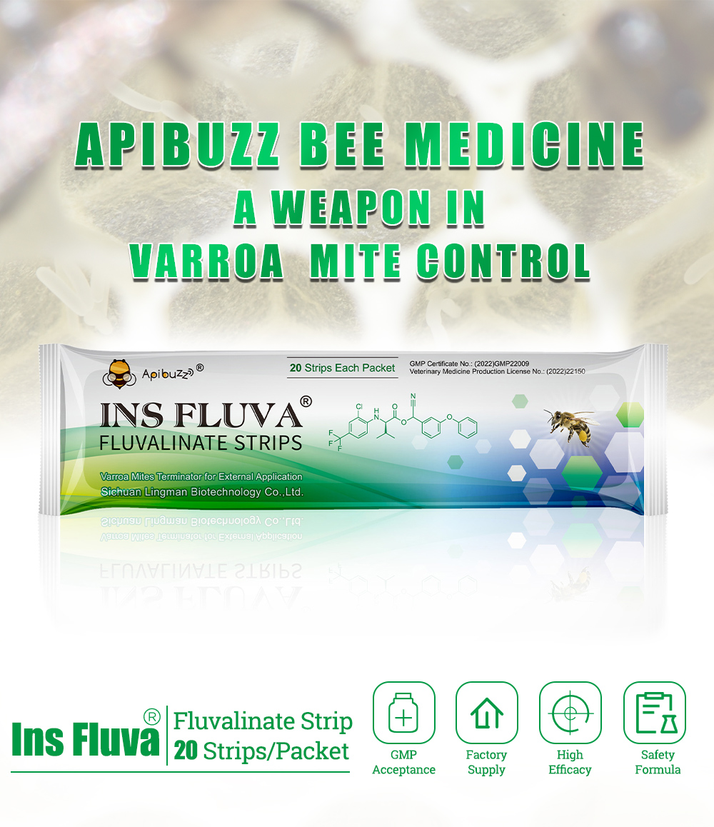 Полоски для лечения пчелиного клеща INS FLUVA Gentle Полоски для лечения пчелиного клеща INS FLUVA Gentle