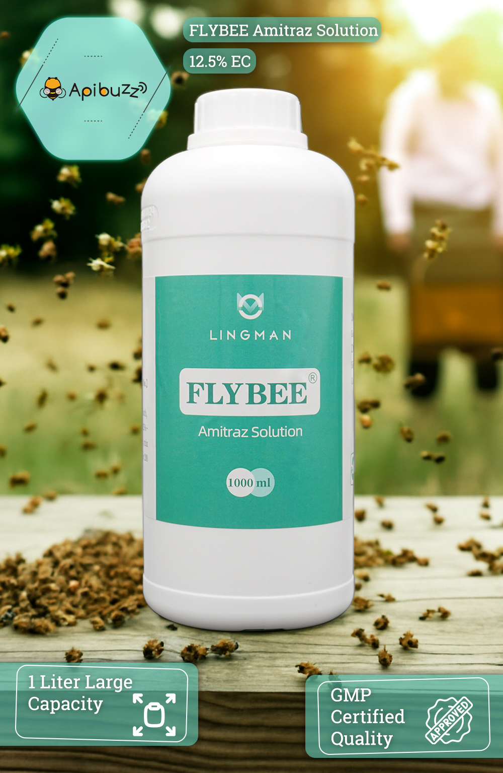 FLYBEE 1 литр 12,5%-ного Амитраза ЕС для пчел